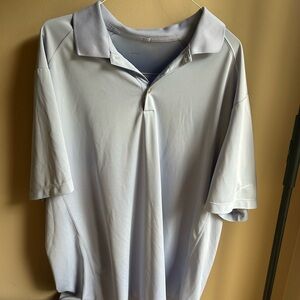 Men's Nike Light Blue Polo Shirt